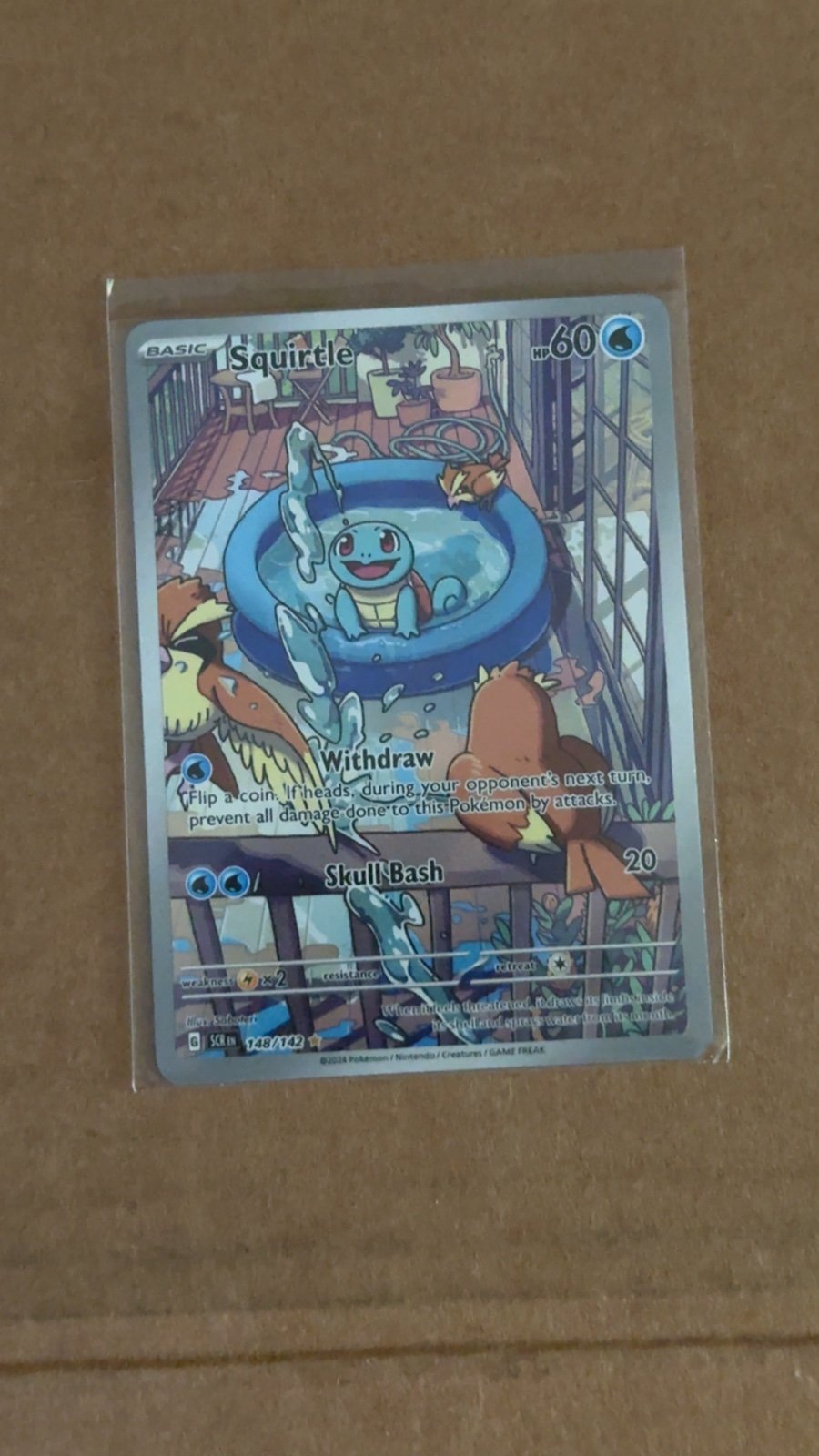 Squirtle 148/142 Sv07: Stellar Crown Holo