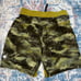 Lululemon T.H.E. Mens Short 7 Linerless Size M High Dive Auric Gold Multi