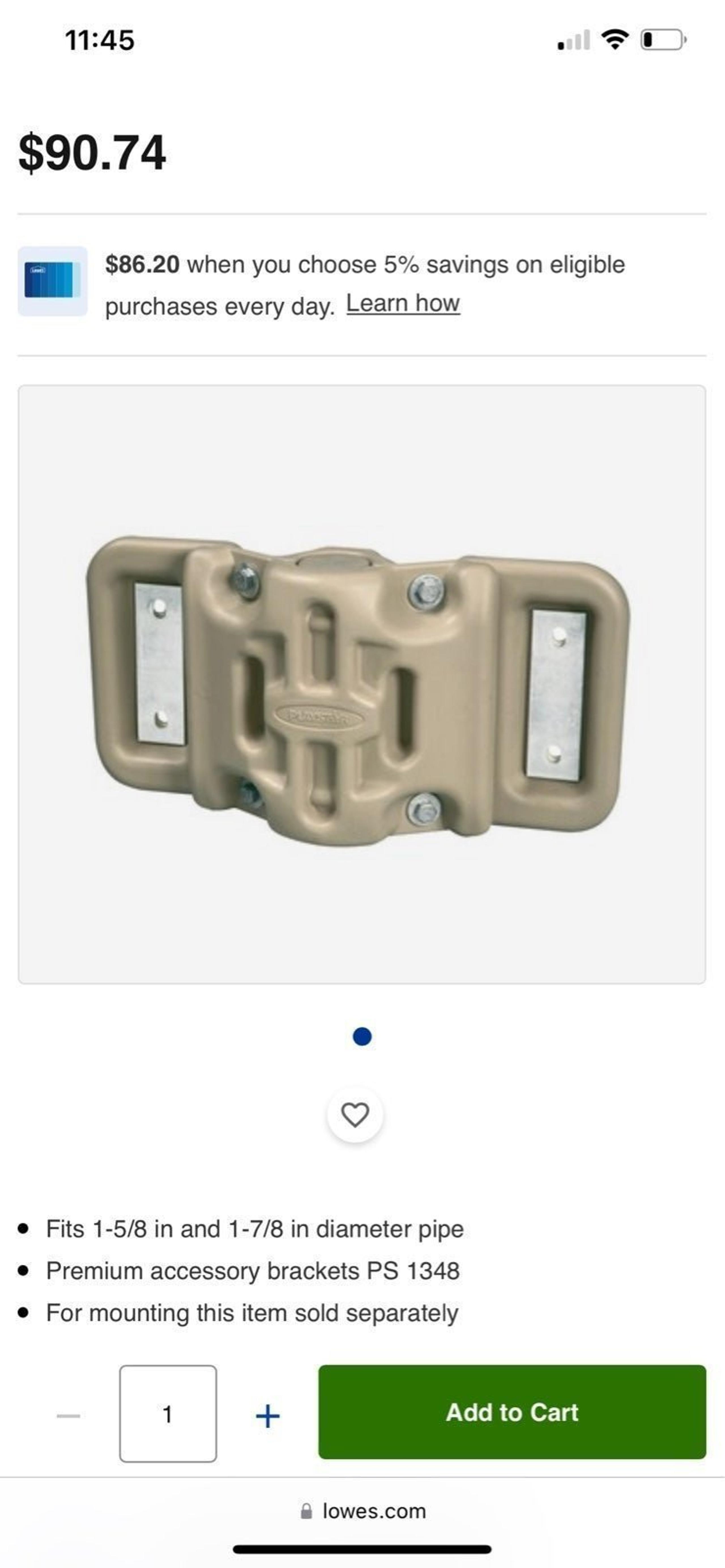 1 playstar dock bumper