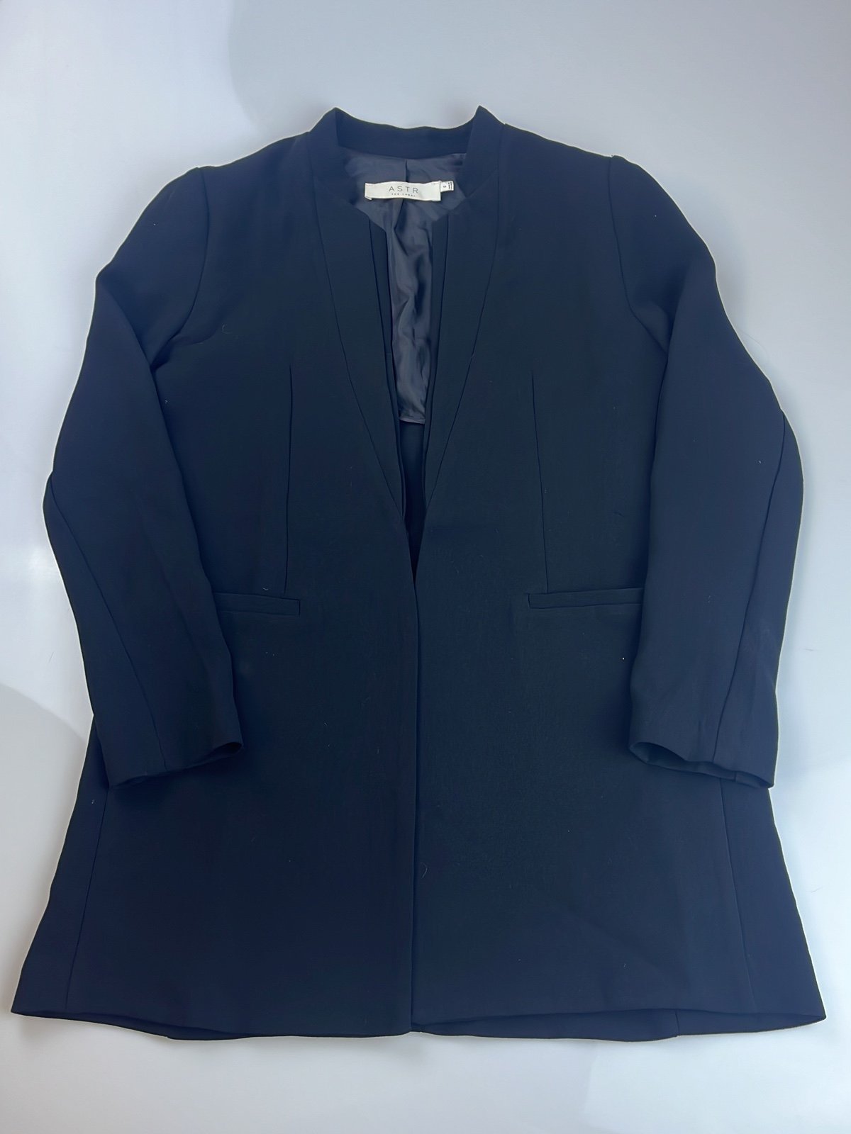 Astr The Label Black Long Blazer S39-16