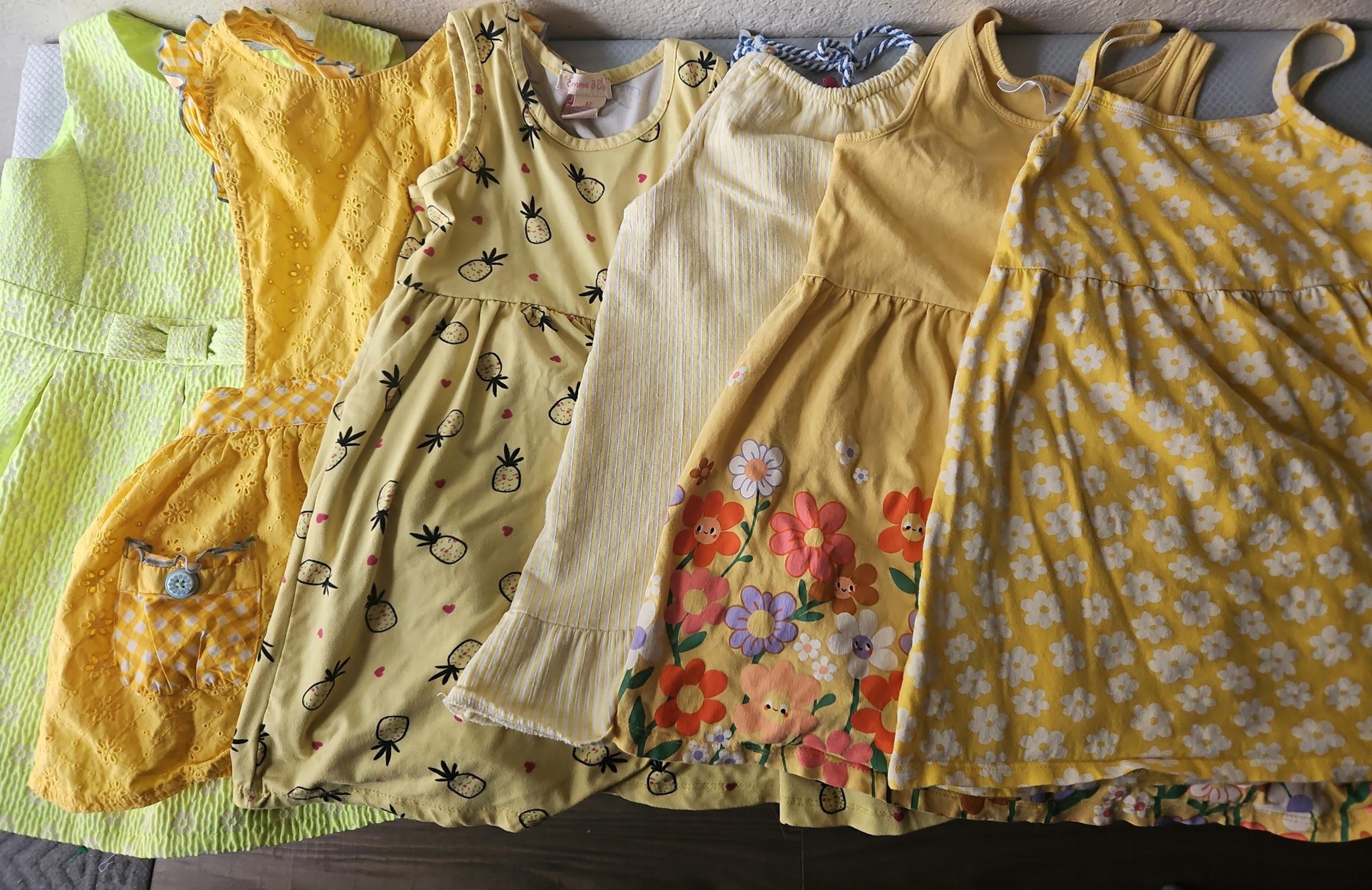 4T yellow dress lot