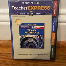NEW Prentice Hall TeacherEXPRESS Teacher Express Texas Algebra 2 CD-ROM Set New