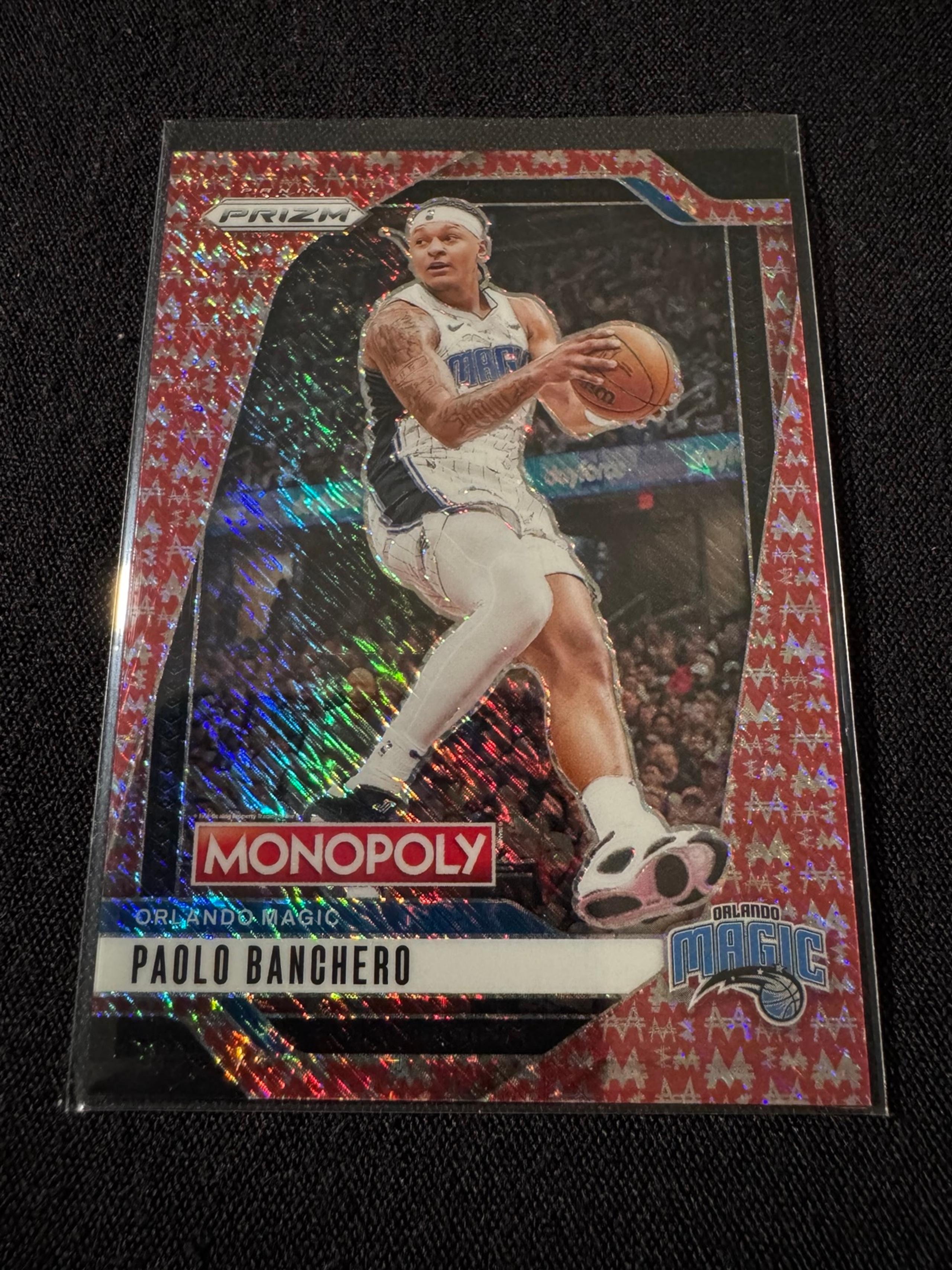 Paolo Banchero 2024-25 Prizm Monopoly 018/100 Card