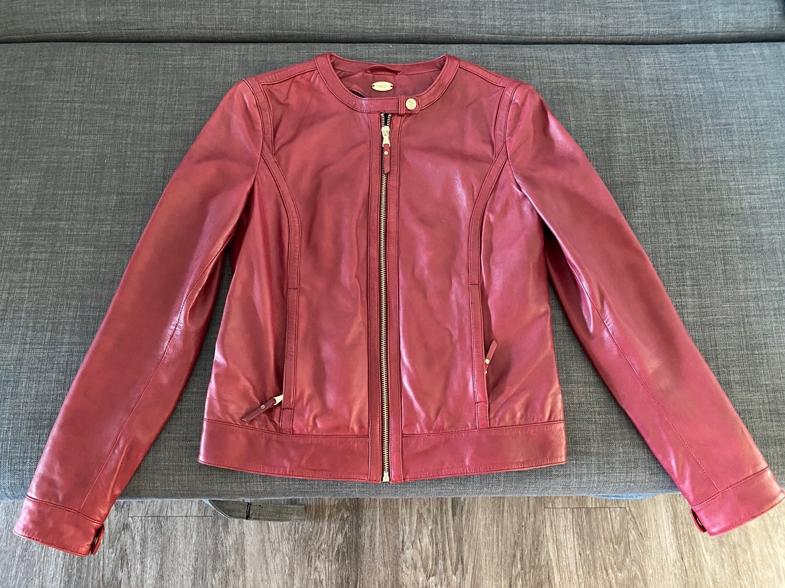 Massimo Dutti, Natural Leather Jacket