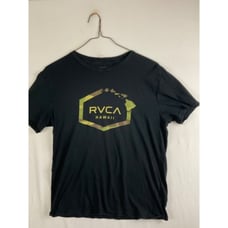 RVCA T Shirt Men's Medium Short Sleeve Graphic Print Hawaii