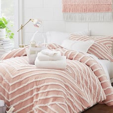 Pottery Barn Teen Modern Artisan Pink Comforter & Sham Bundle NEW