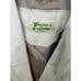 Womens White Leather Jacket Large fringe vintage snaps collared Mexico short
