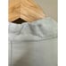 Womens White Leather Jacket Large fringe vintage snaps collared Mexico short