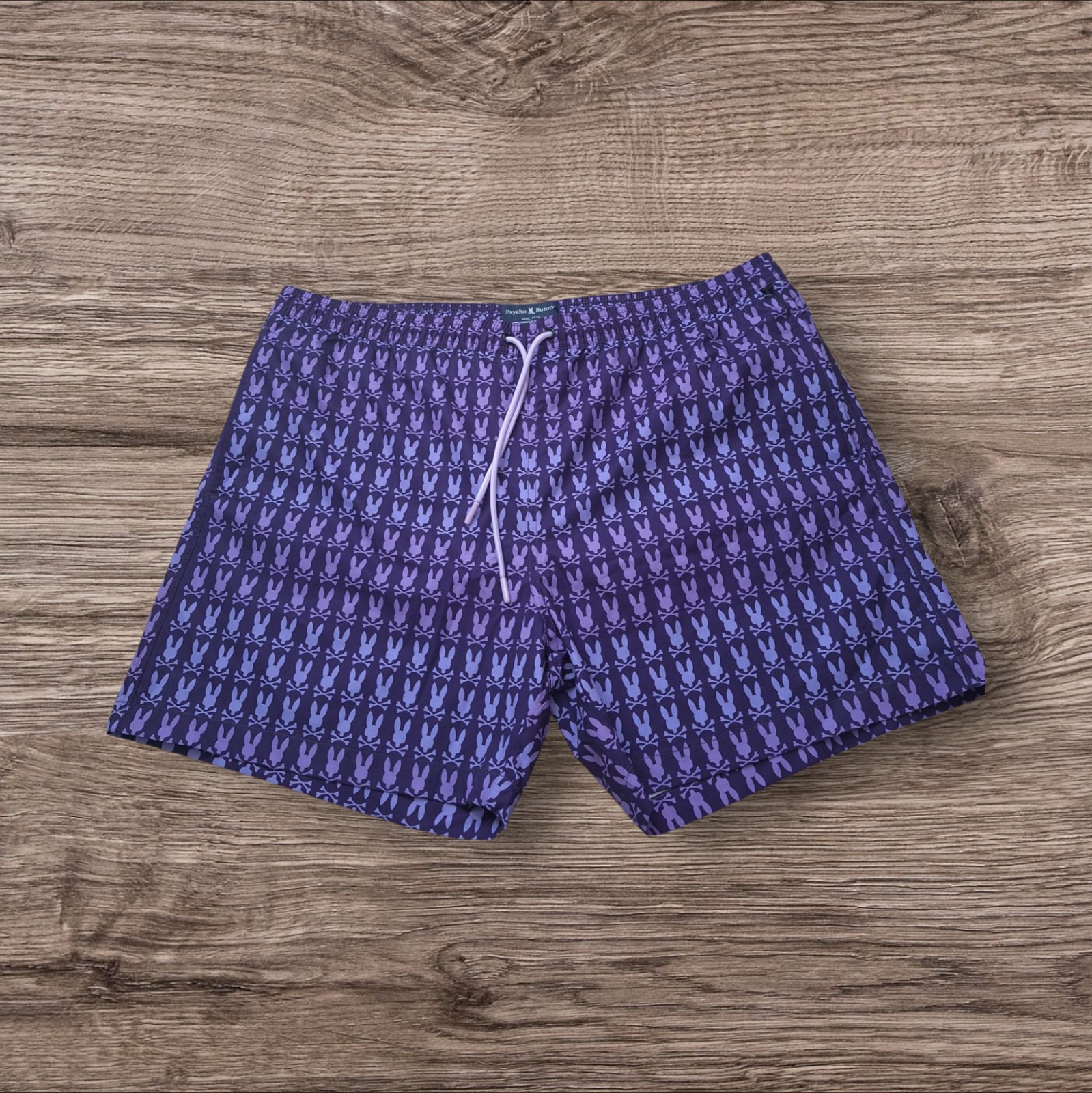 Psycho Bunny Swim Shorts 5 Purple Men's Size XXXL