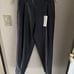 Wide Denim Slacks (Wool Black)