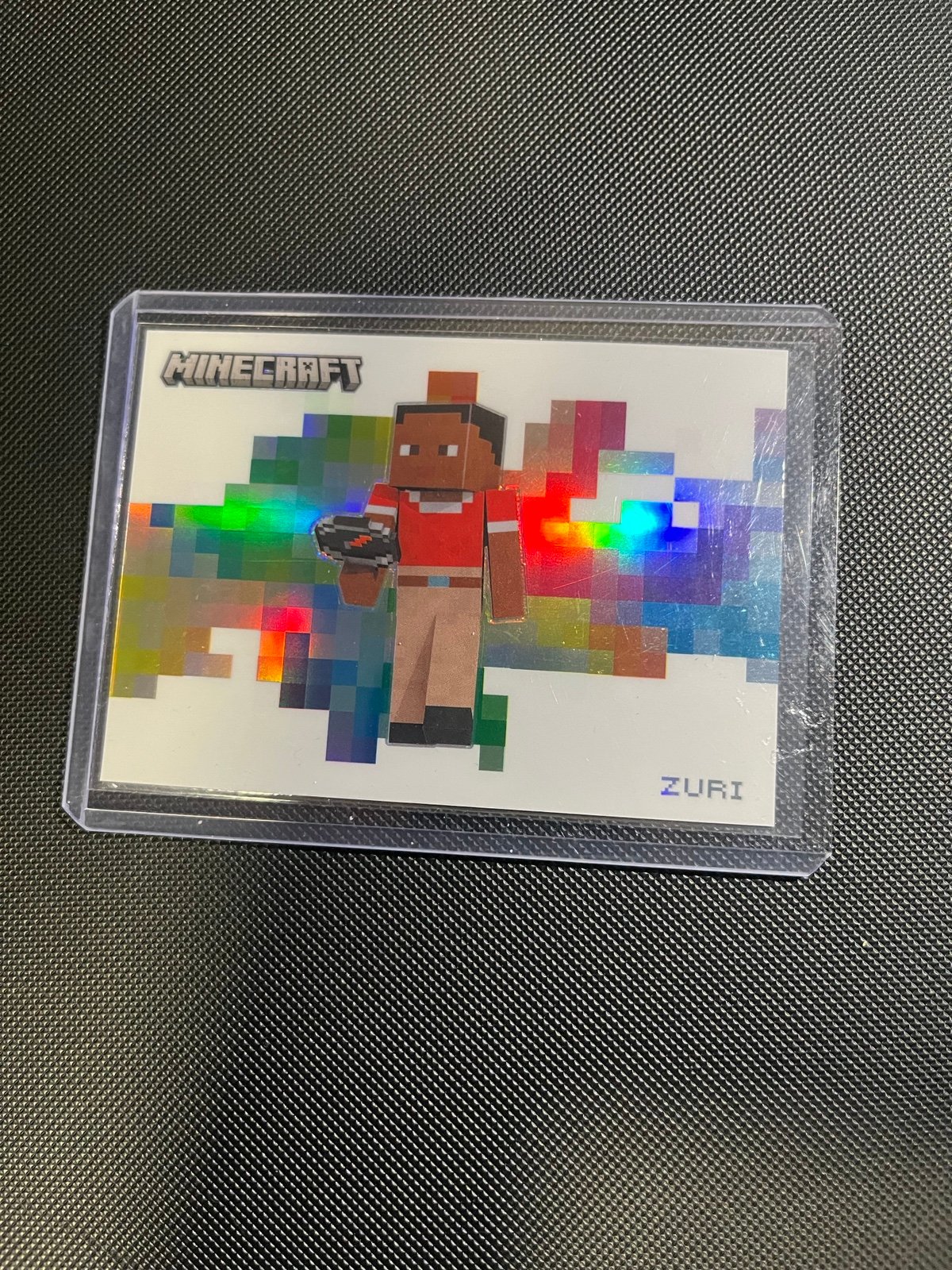 2024 MINECRAFT Panini Trading Cards: Zuri No.9 Color Blast SSP Case Hit card