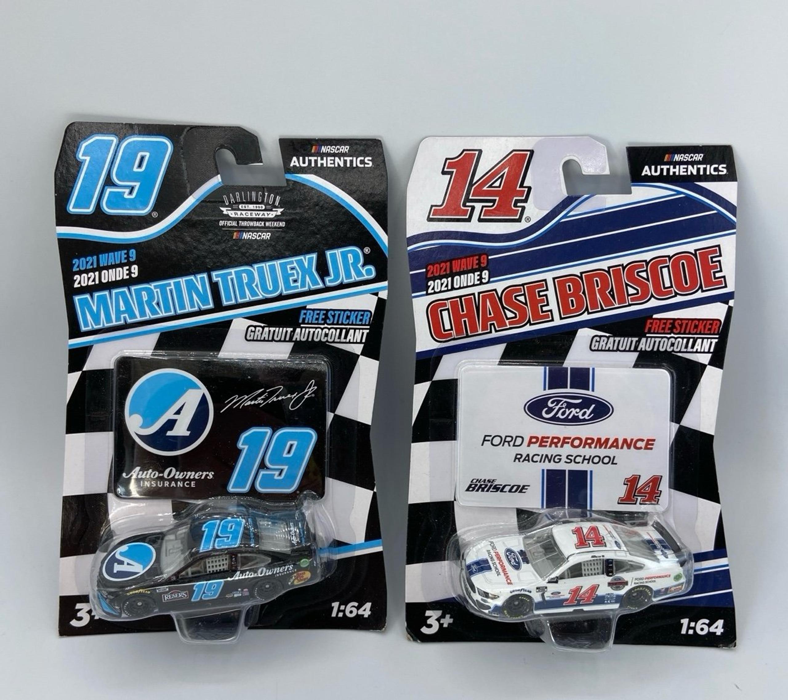 NASCAR Authentics MARTIN
TRUEX JR #19 And CHASE BRISCOE #14 2021