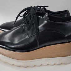 Stella McCartney Vegan Leather ELYSE Double Platform Sneakers *Italy*