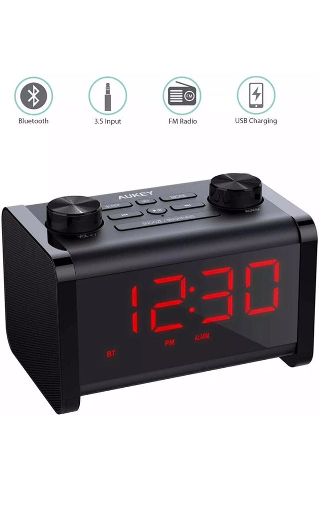 AUKEY Clock Radio Wireless Speaker