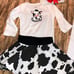 Adorable custom little girl outfit 4 pc