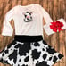 Adorable custom little girl outfit 4 pc