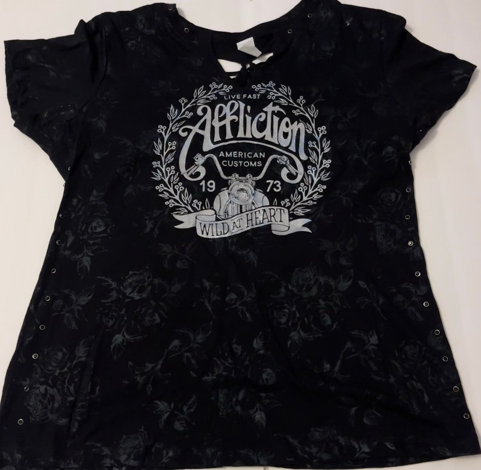 NWT - AFFLICTION AC CRUISE CONTROL Women's XL Tee