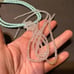 Amrita Singh Clear Crystal Blue Noho Evening Choker