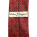 Vintage Rare Salvatore Ferragamo Tie Burgundy RED 100%Wool Italy Classic 3 Wide