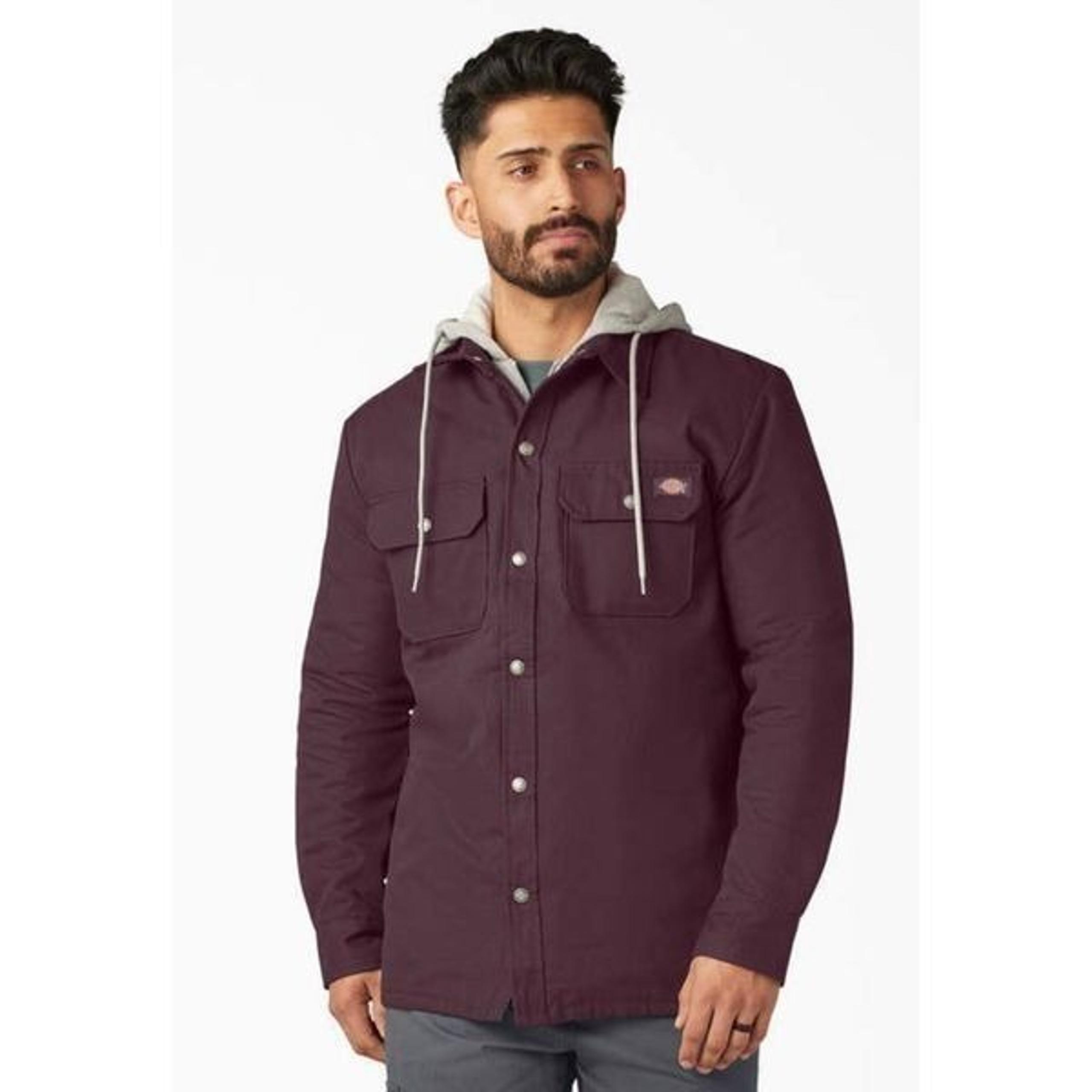 Dickies Duck Hooded Shirt Jacket