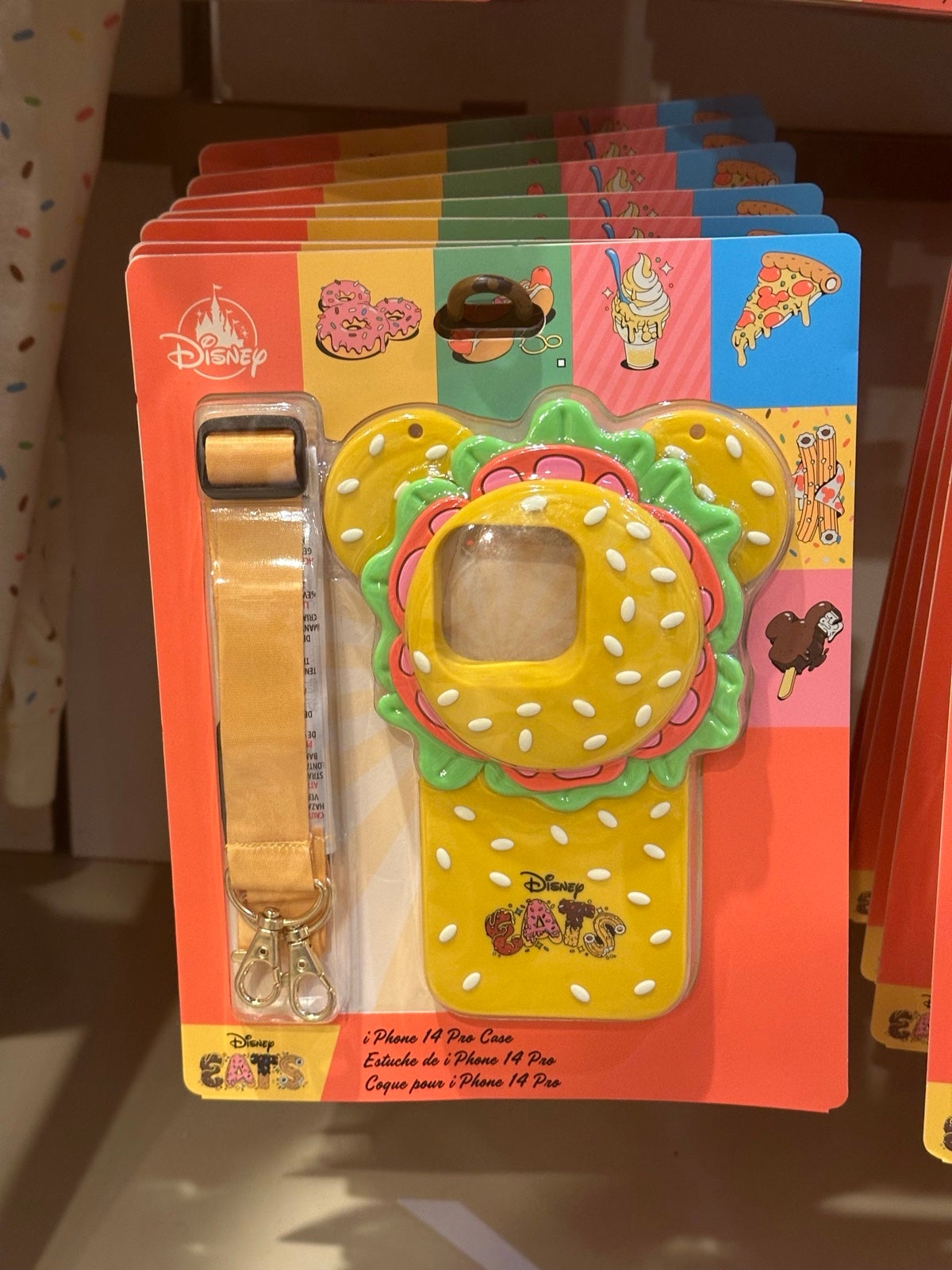 disney eats cheese burger iPhone 14 pro case Disney world