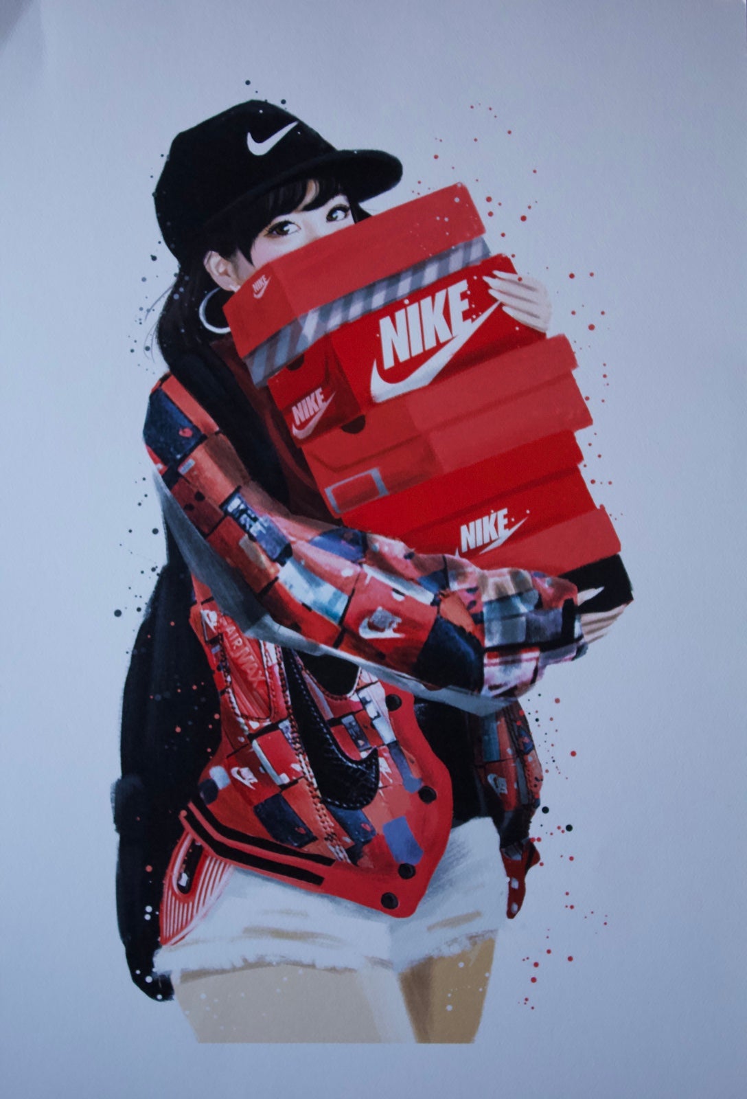 Reina Koyano ‘How Many Sneakers You Got?’ Print - Sole Fatale Drop