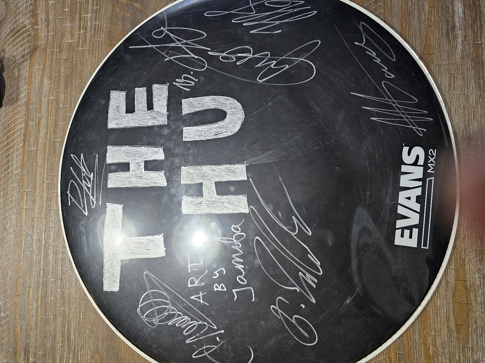 Signed Drumhead