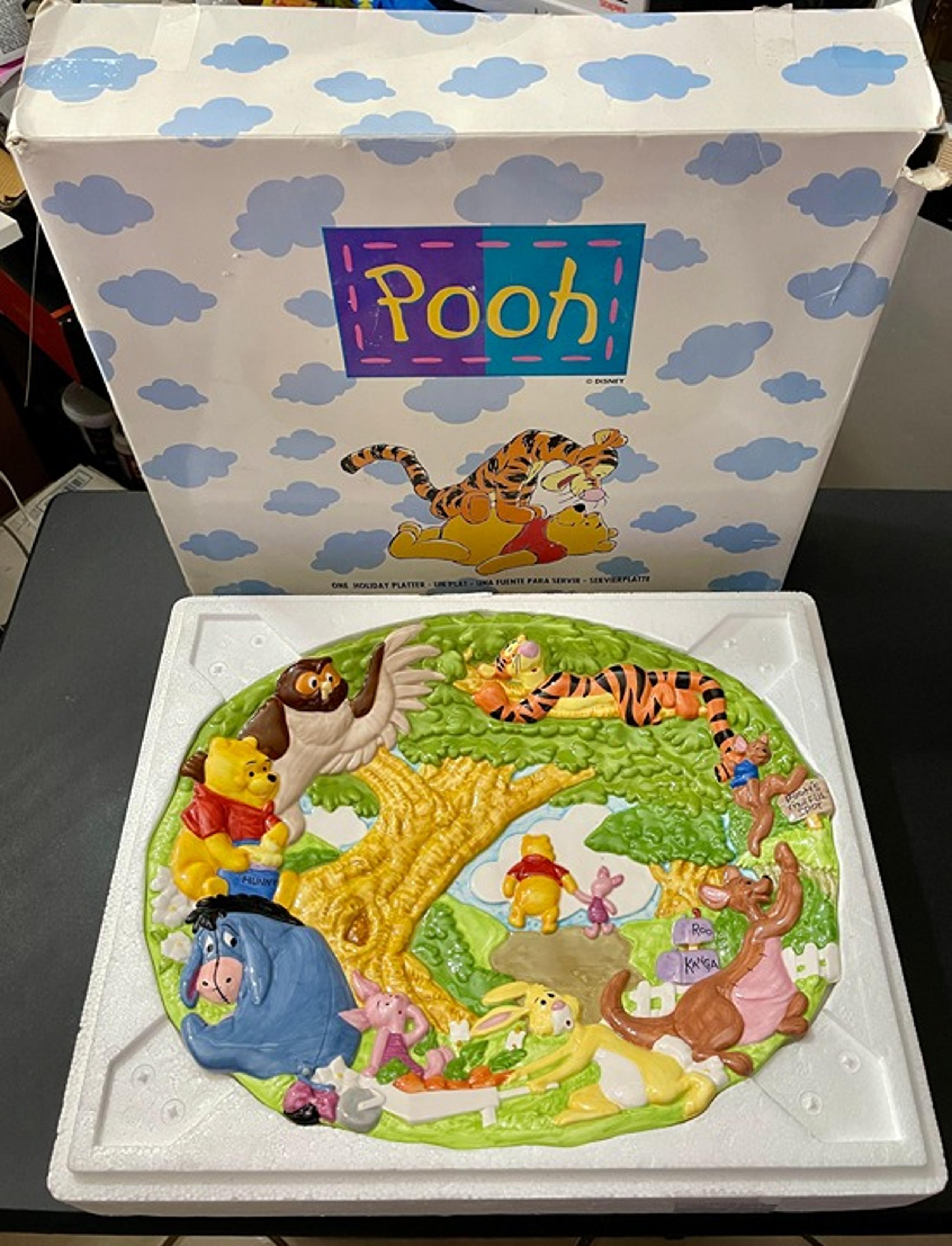 Disney Store Exclusive 14.5" Ceramic One Holiday Platter w/ Box  Mint