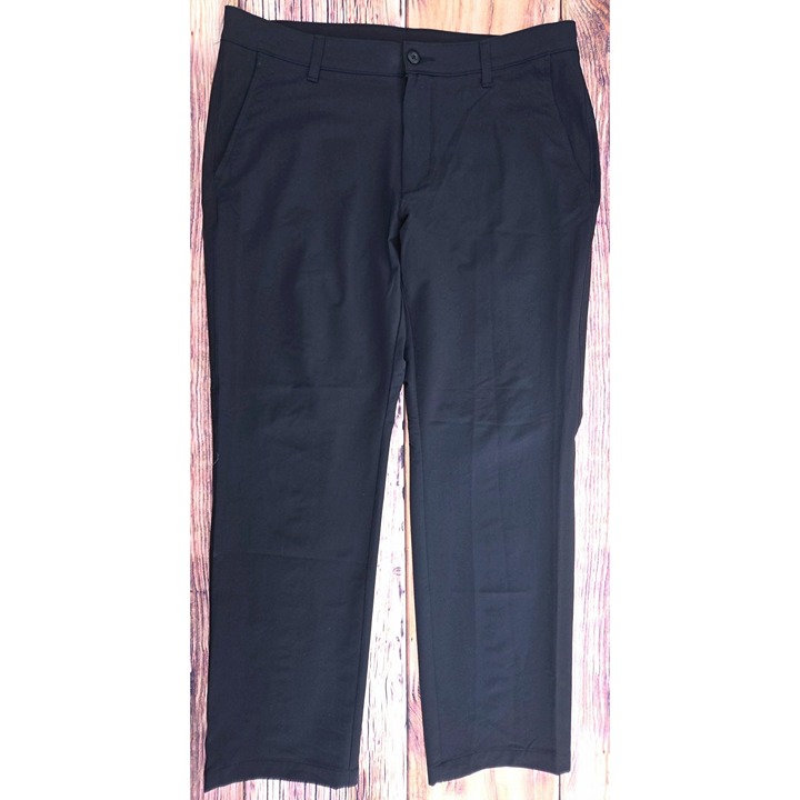 Under Armour Black Mens Stretch Premium Golf Pants 36 x 30