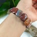 Beautiful coral Jade soft bangle
