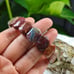 Beautiful coral Jade soft bangle