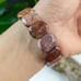 Beautiful coral Jade soft bangle