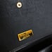 Nina Ricci Front Flap 90's Vintage Chain Shoulder Bag Embossed NR Leather Trim