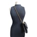Nina Ricci Front Flap 90's Vintage Chain Shoulder Bag Embossed NR Leather Trim