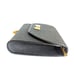 Nina Ricci Front Flap 90's Vintage Chain Shoulder Bag Embossed NR Leather Trim