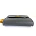 Nina Ricci Front Flap 90's Vintage Chain Shoulder Bag Embossed NR Leather Trim
