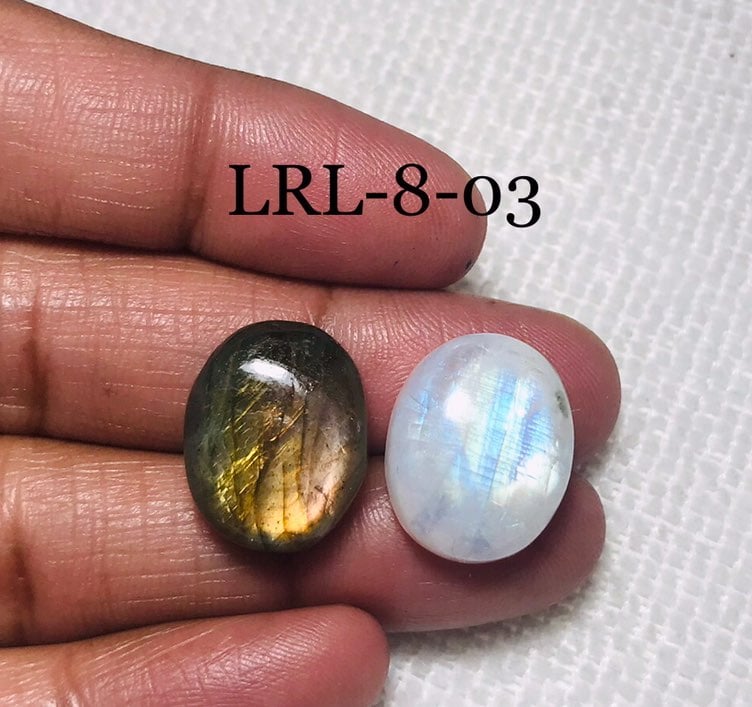 Labradorite & Rainbow Cabochon-LRL-08-3