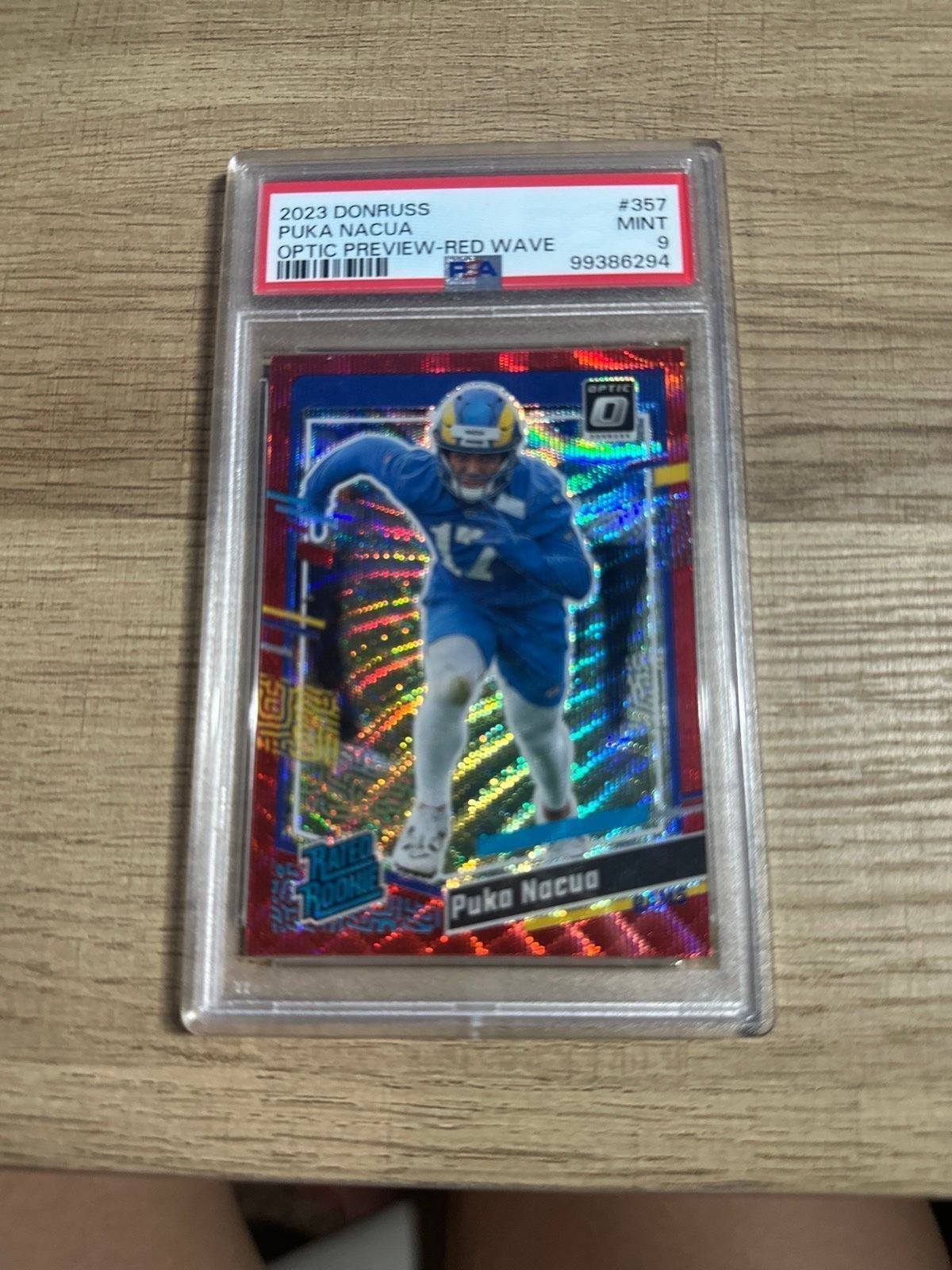 Rookie Puka nacua, PSA nine rookie