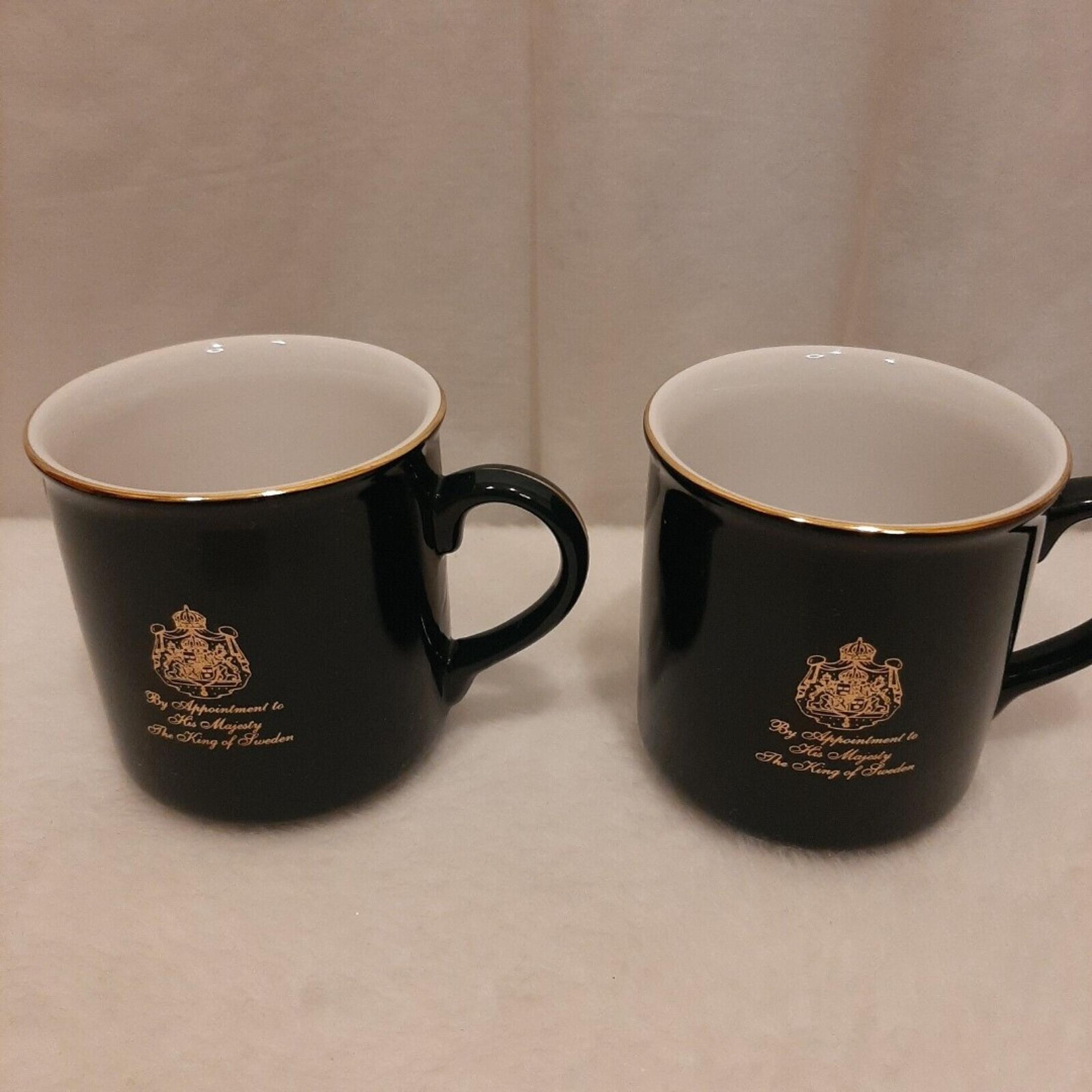 Gevalia Kaffe By Appointment To His Majesty The King Of Sweden 2 Coffee Mug Cup