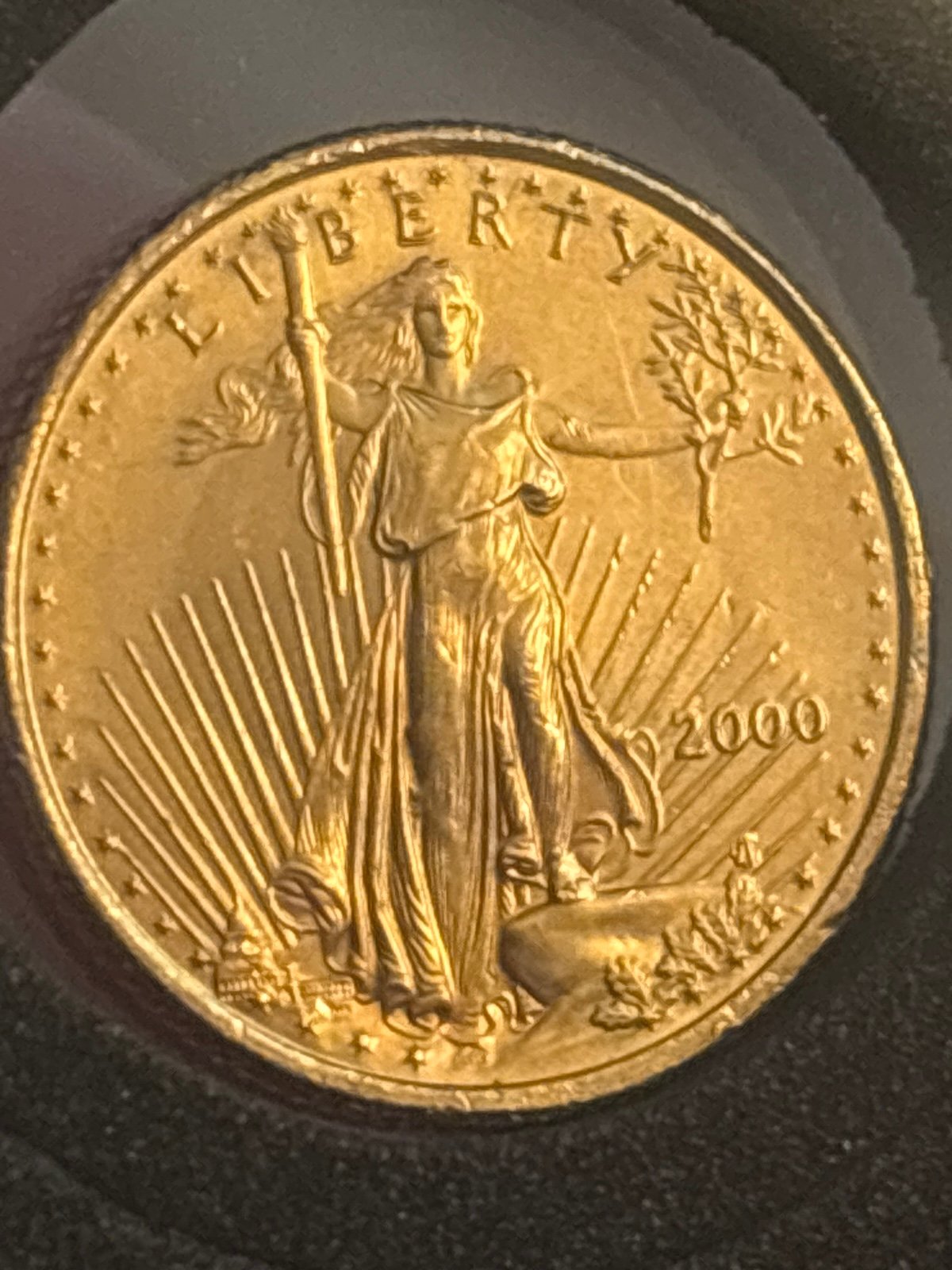 2000 AGE 5 1/10 OZ 22kt Gold Eagle