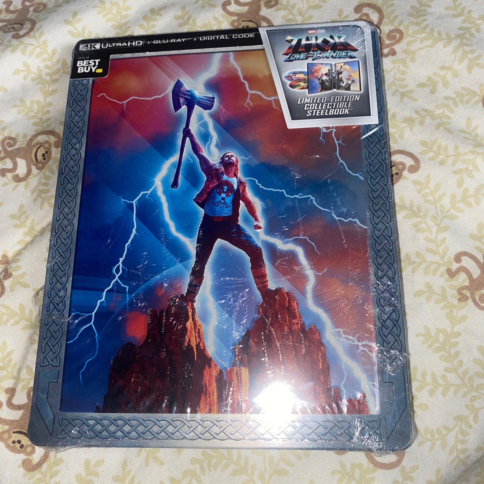 Thor: Love and Thunder Steelbook (4K + Blu-Ray + Digital) Brand New/Sealed