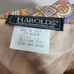 Harold's Italian Silk Paisley Midi Skirt Vintage Boho Orange Blue Gold Size 12
