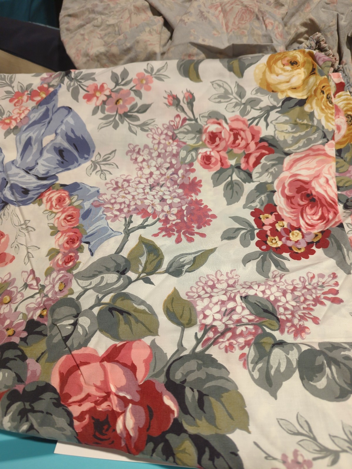 Ralph Lauren RARE Allison Queen flat sheet