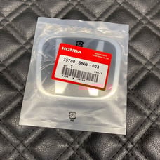 Honda Odyssey 2008 75700-SNW-003 Black JDM Emblem Front Grille H Logo Badge 3M