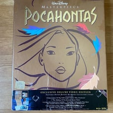 Walt Disney Masterpiece Pocahontas Exclusive Deluxe box VHS ( FACTORY SEALED)