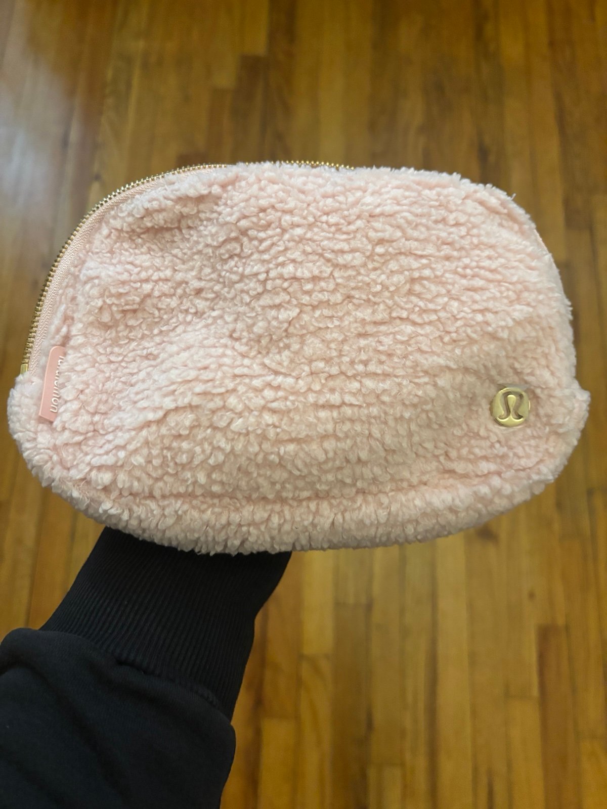 Lululemon Pink Fleece Belt Bag