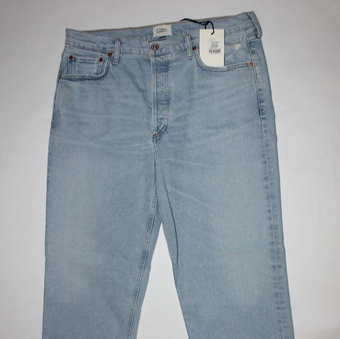 CITIZENS OF HUMANITY FLORENCE WIDE STRAIGHT LEG JEANS US 33