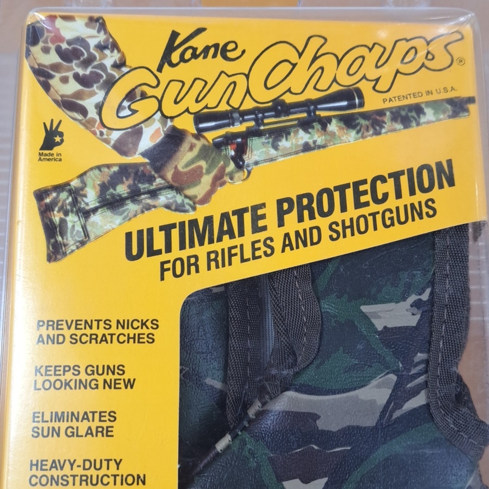 Kane Gun Chaps PT#GC 02 Realtree Camo rifle shotgun hunting protective sleeve