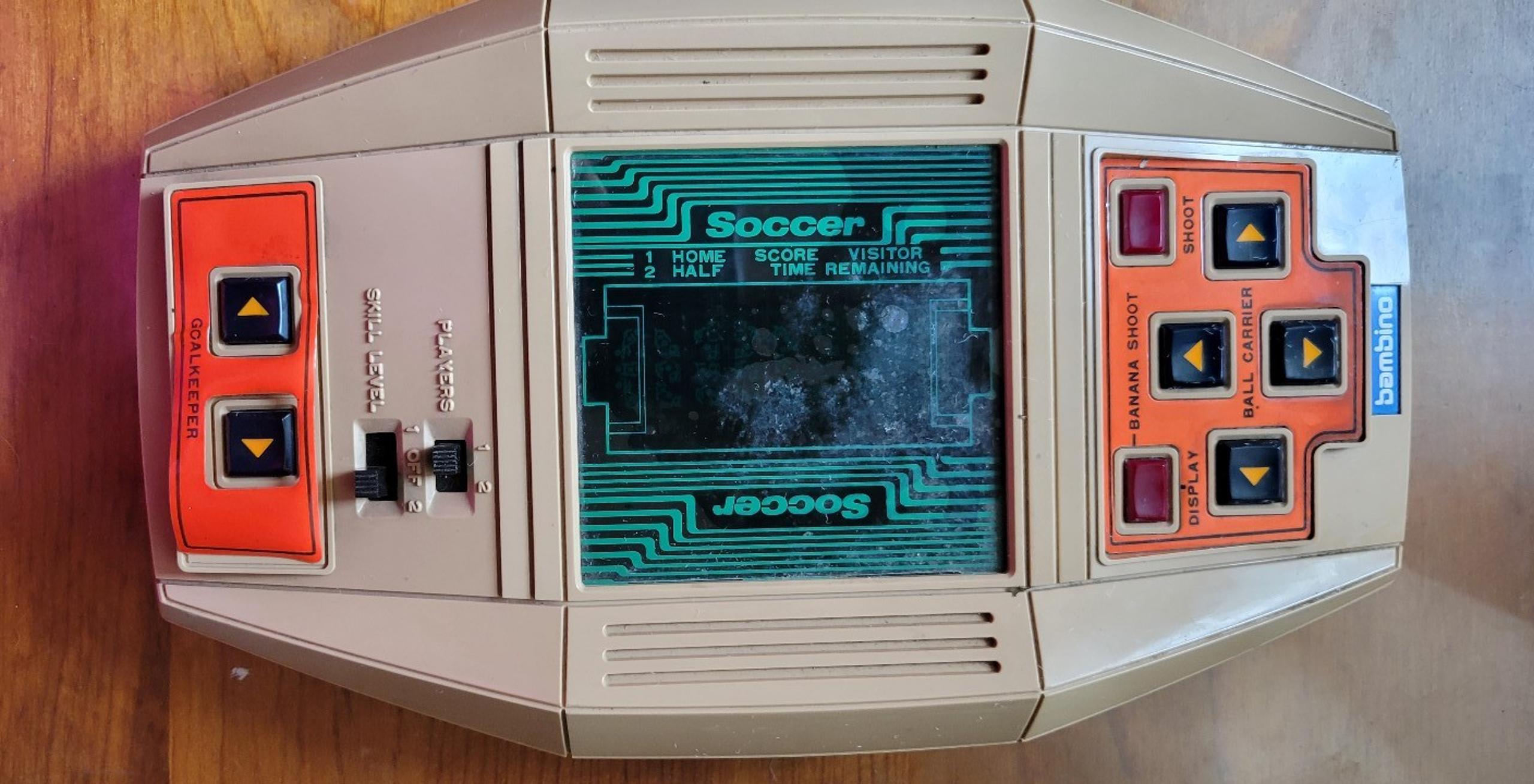 Vintage electronics soccer game - Bambino Mio