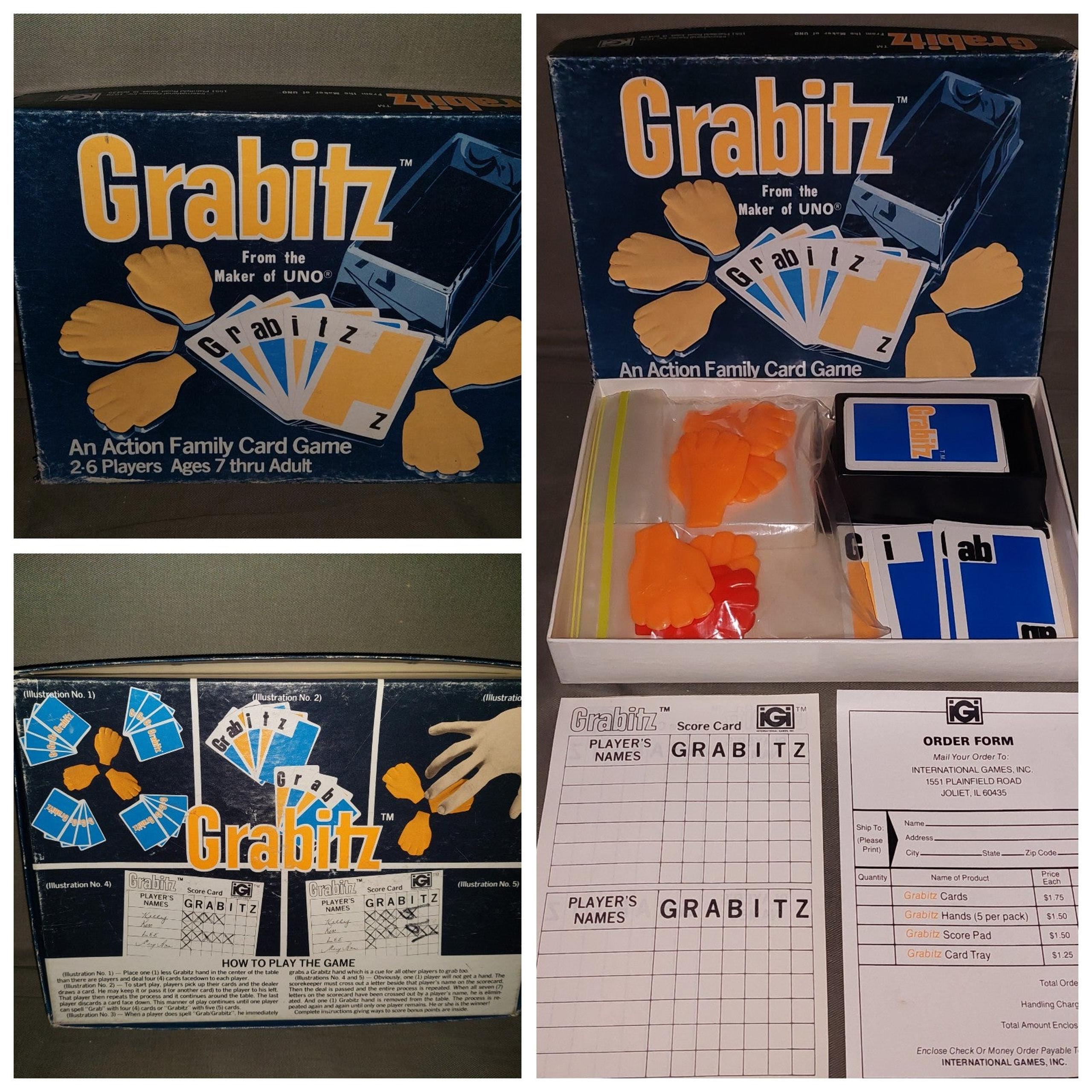 Vintage 1979 Grabitz Card Game by the Makers of UNO